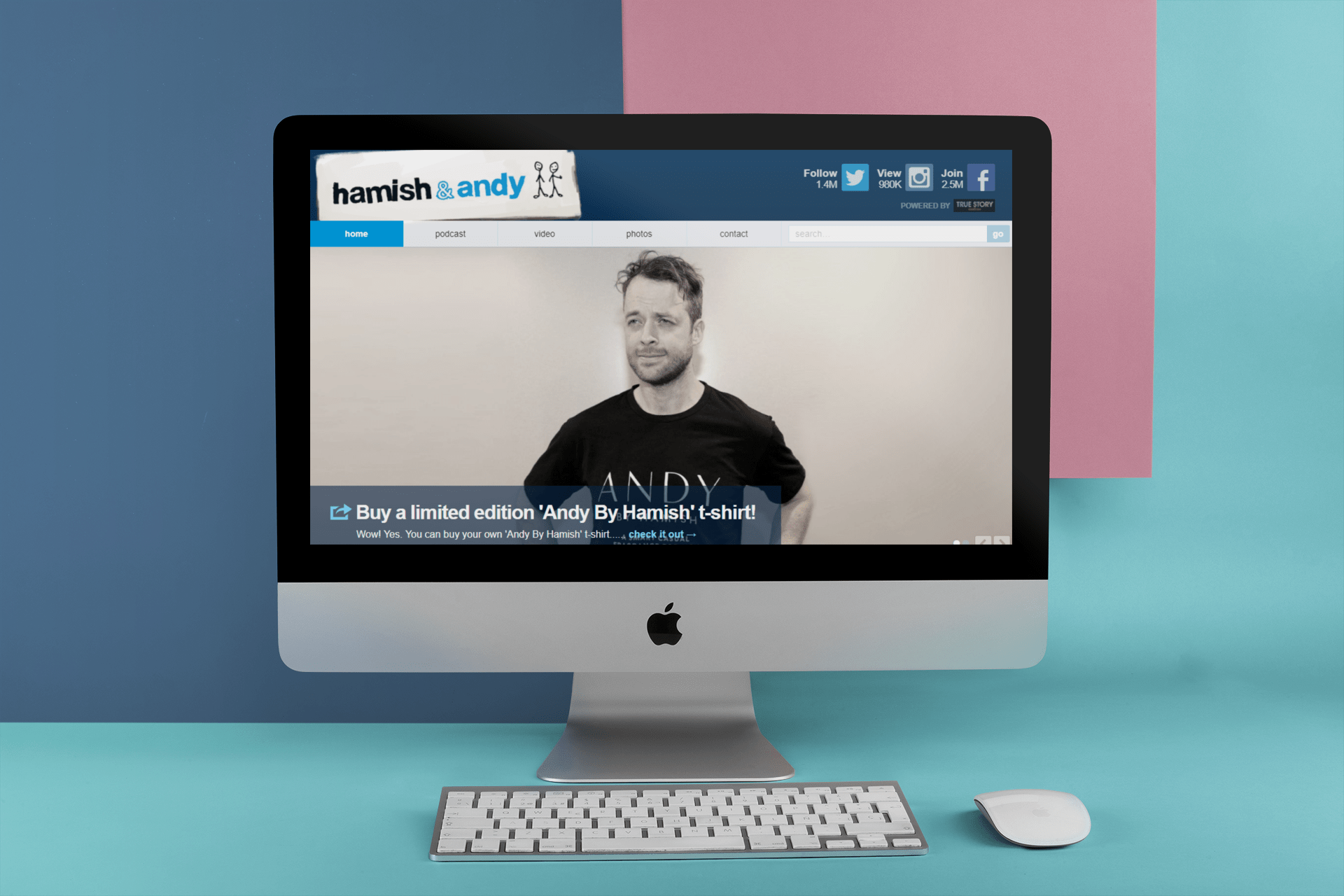 Hamish & Andy by OGO Print on Demand